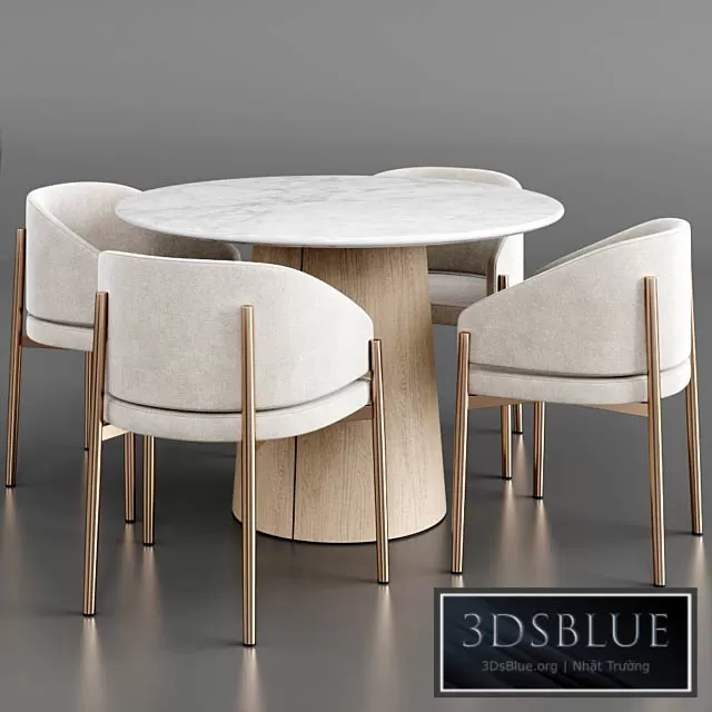 FURNITURE – TABLE CHAIR – 3DSKY Models – 10860