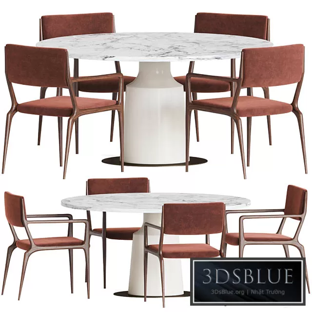 FURNITURE – TABLE CHAIR – 3DSKY Models – 10870