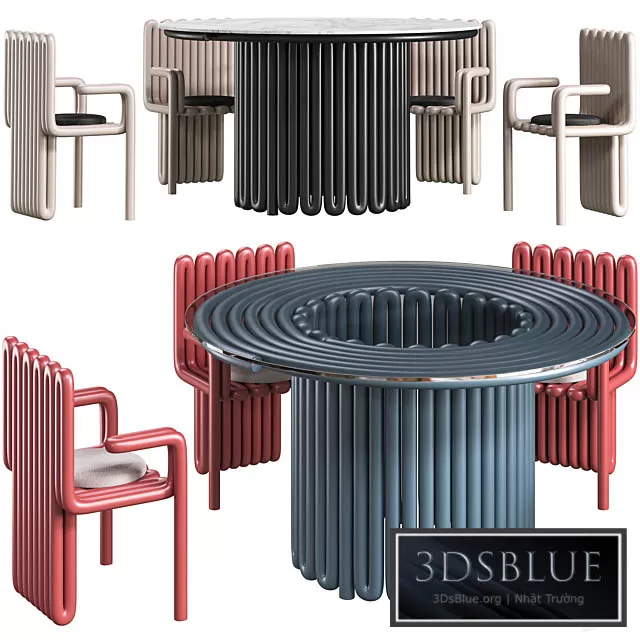 FURNITURE – TABLE CHAIR – 3DSKY Models – 10872