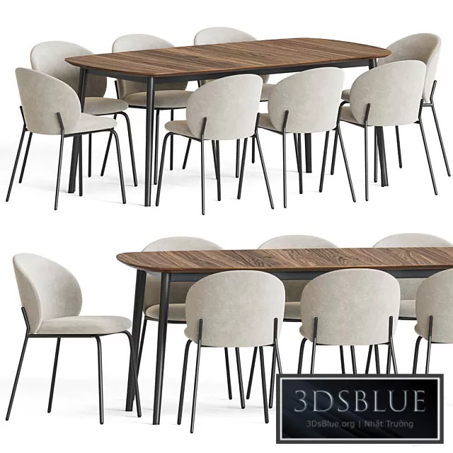 FURNITURE – TABLE CHAIR – 3DSKY Models – 10878