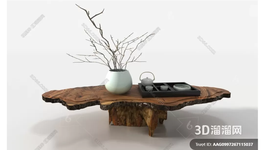 TEA TABLES 3D MODELS – 224 – PRO