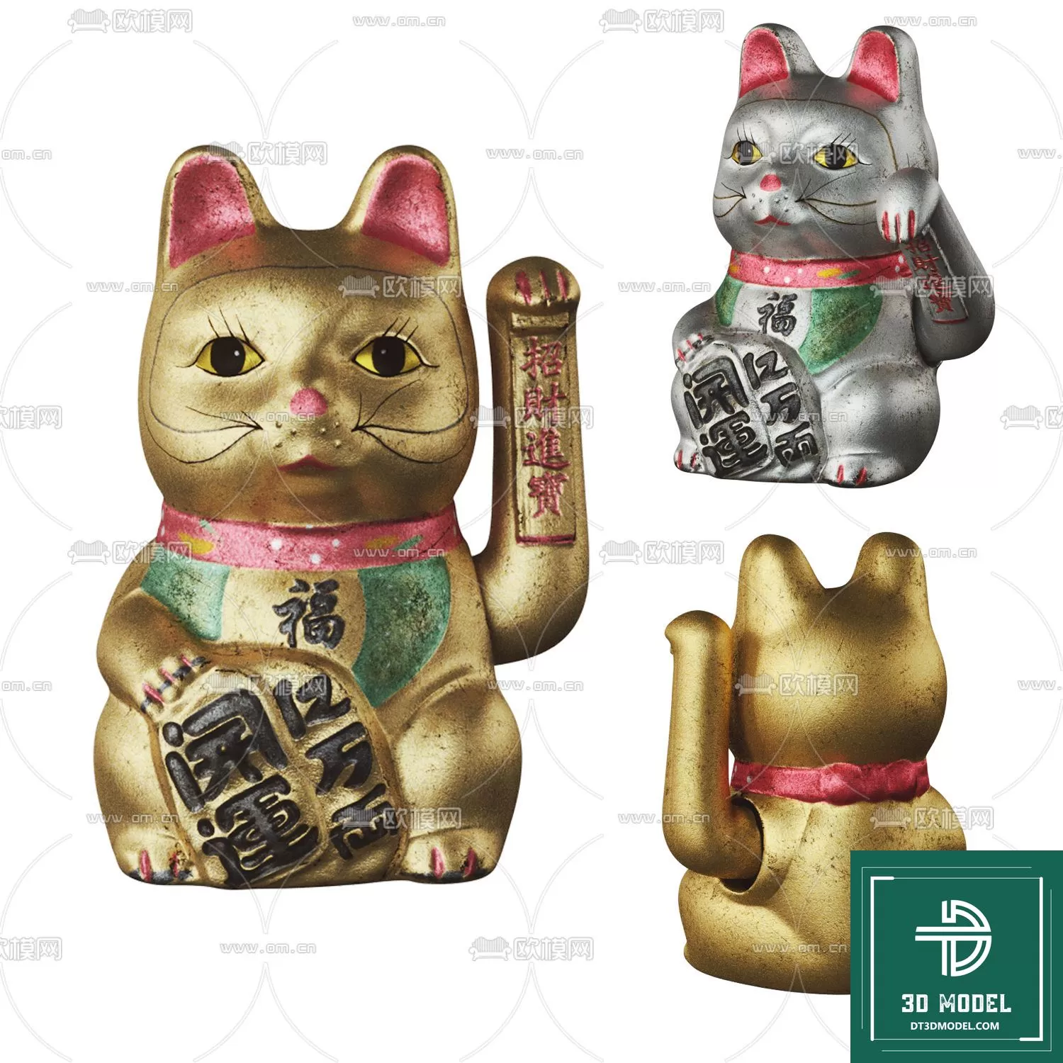 LUCKY CAT – 3D MODELS – 037 – PRO