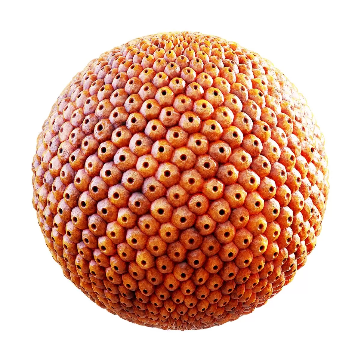 CGAxis PBR 31 – Orange Insect Nest 32 64