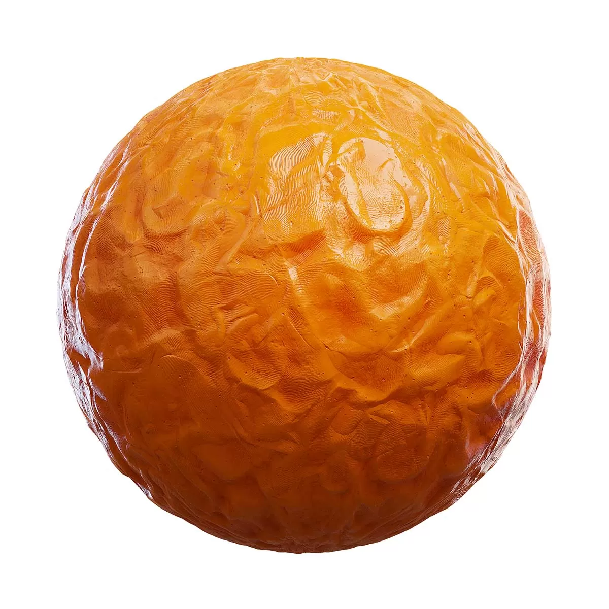 PBR Textures Volume 41 – Clay – 4K – 8K – orange_sculpting_clay_44_69