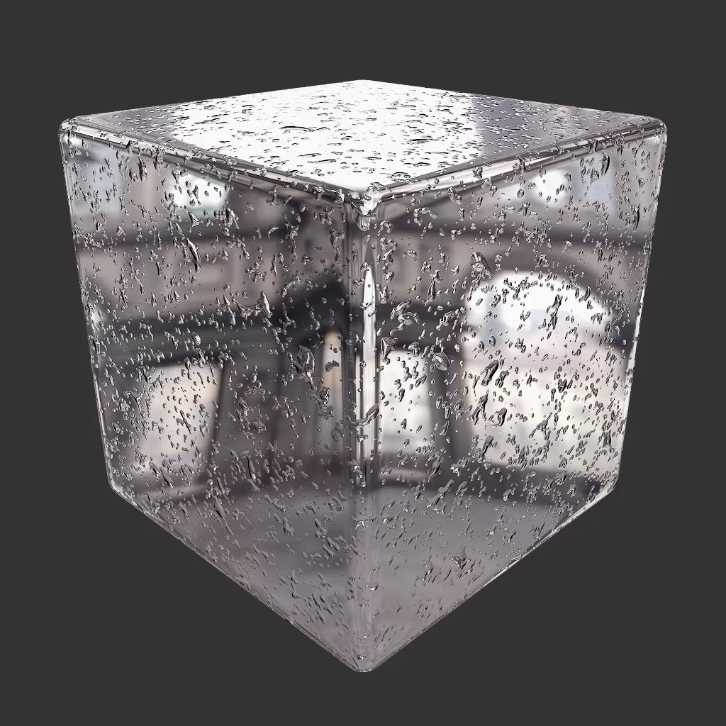 PBR TEXTURES – FULL OPTION – Water Droplets Large – 1245
