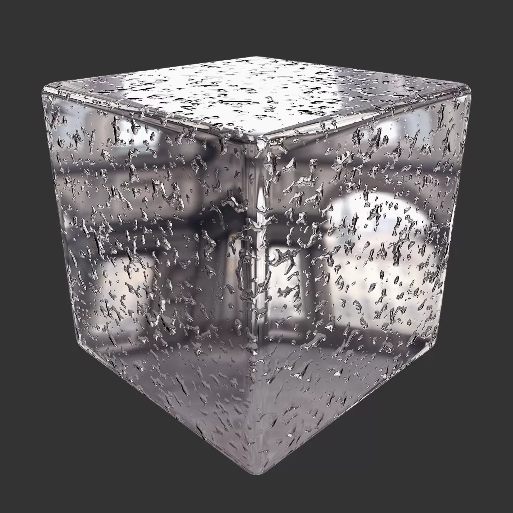 PBR TEXTURES – FULL OPTION – Water Droplets Large – 1246