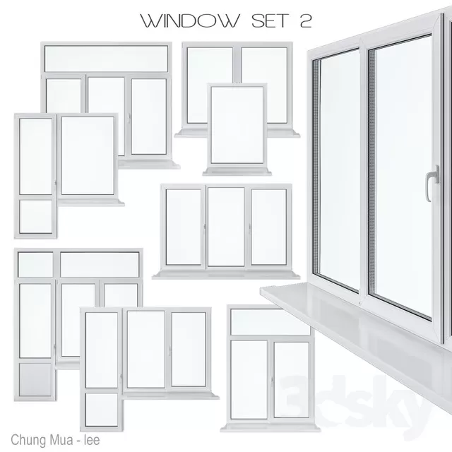 DECOR HELPER – WINDOW 3D MODELS – 29