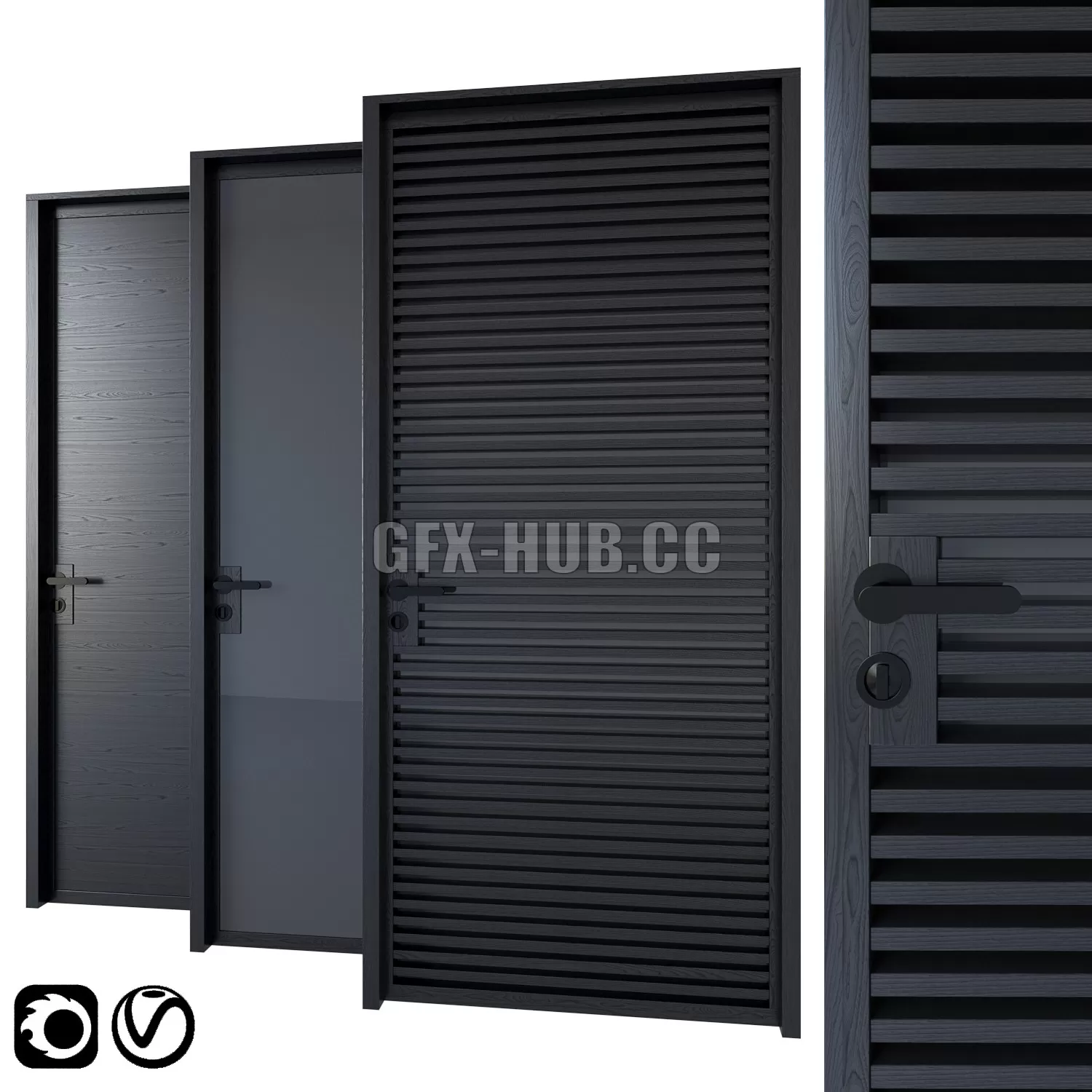 DOOR – Black Modern Doors