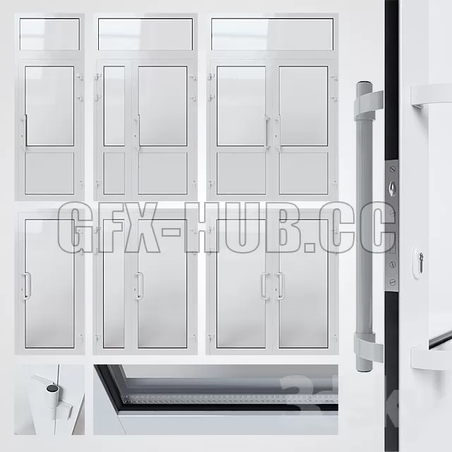 DOOR – Entrance aluminum door