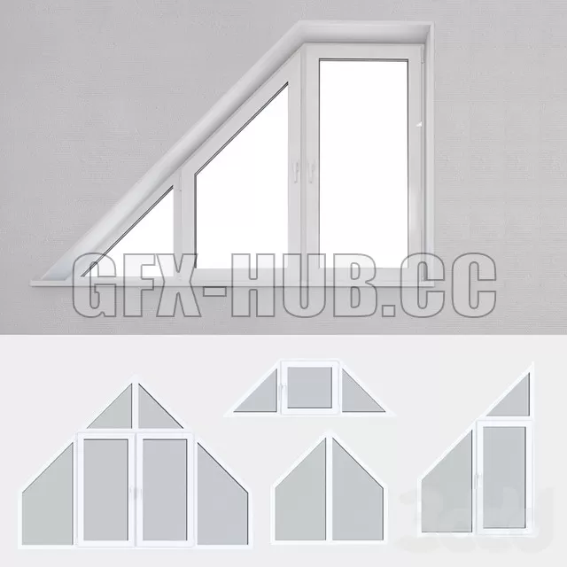 WINDOWS – Set of plastic windows 14