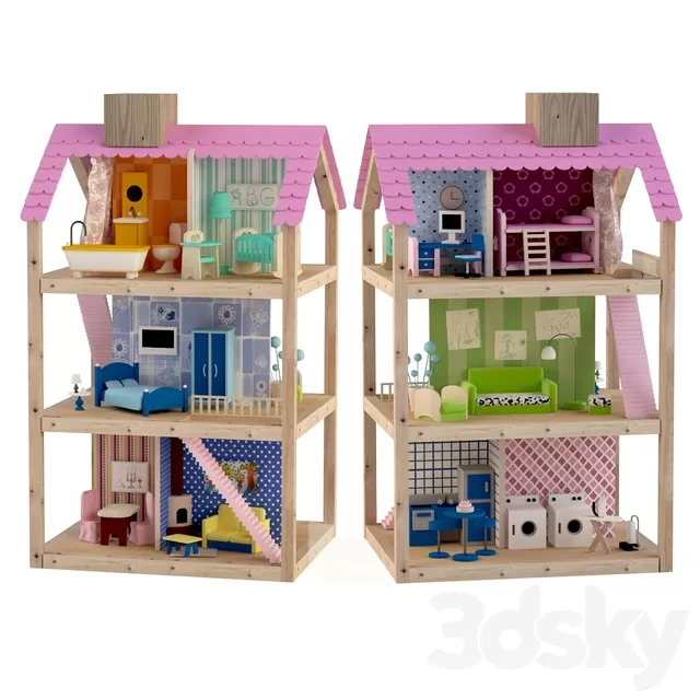 Children – Toy 3D Models – Dollhouse