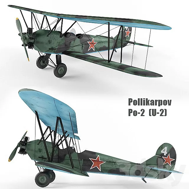 Transport – 3D Models – Polikarpov Po-2