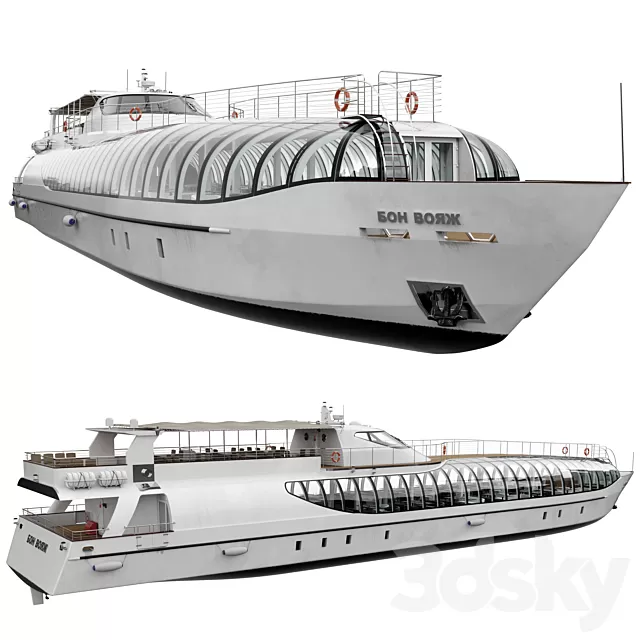 Transport – 3D Models – Radisson Royal Flotilla Yacht