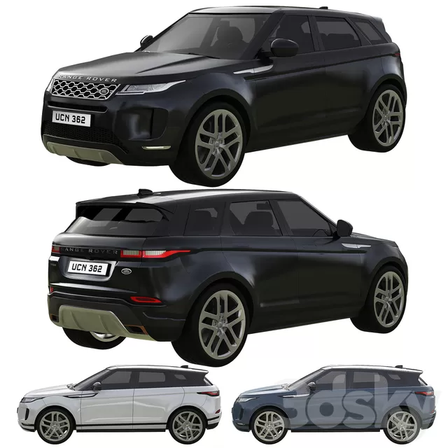 Transport – 3D Models – Range Rover Land Rover Evoque