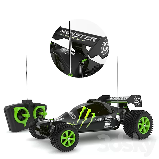 Transport – 3D Models – Rc Monster Car