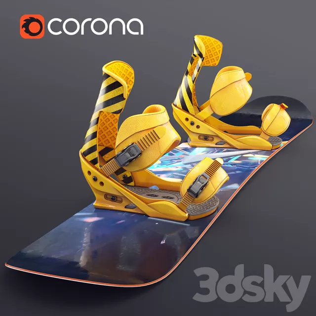 Transport – 3D Models – Snowboard
