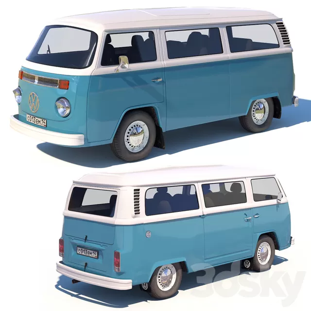 Transport – 3D Models – Volkswagen T2