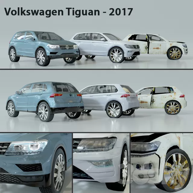 Transport – 3D Models – Volkswagen Tiguan 2017