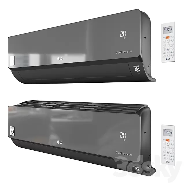 Household – 3D Models – Air conditioner LG AC09BQ