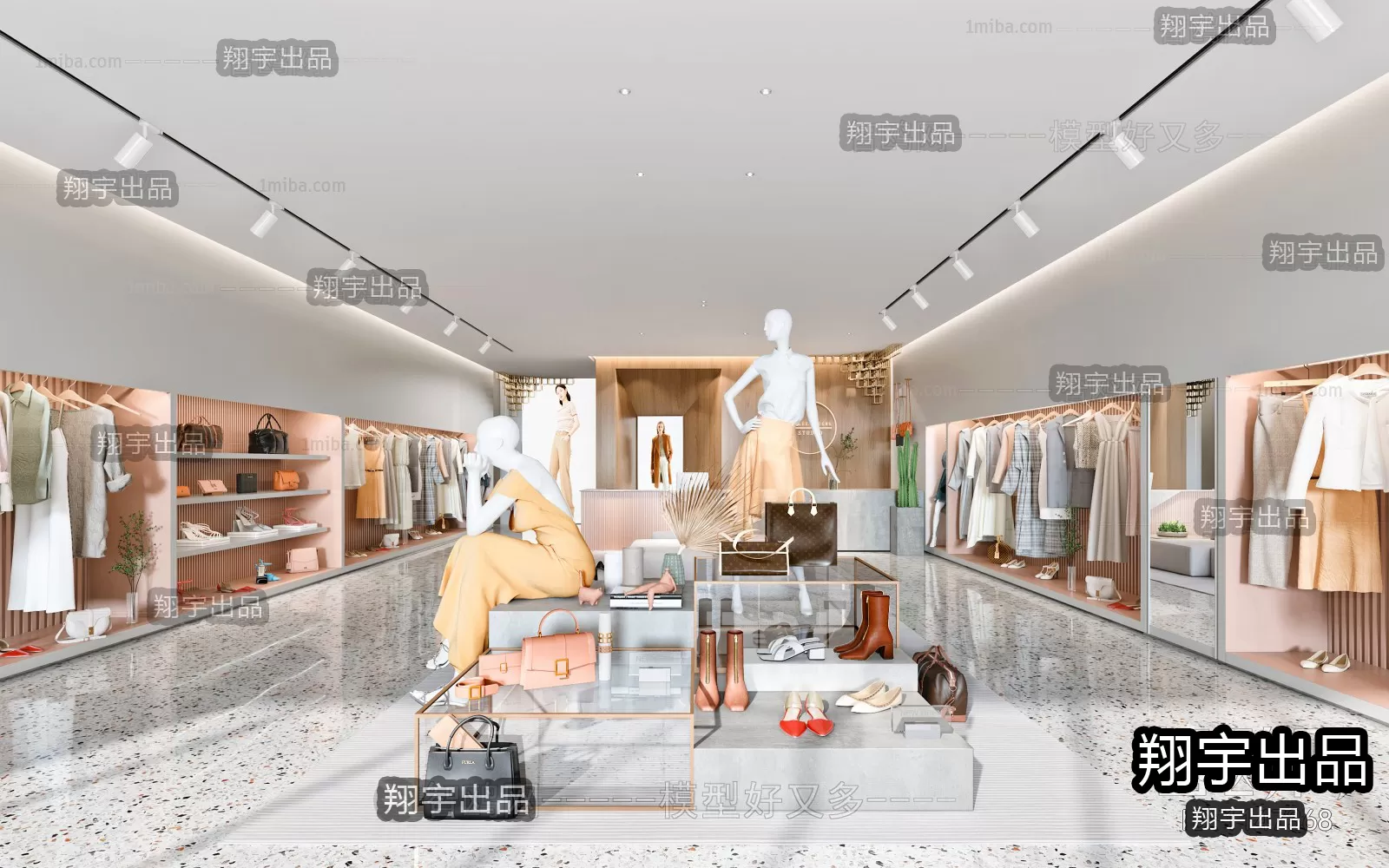 CLOTHING STORE – 3D SCENES – 0486