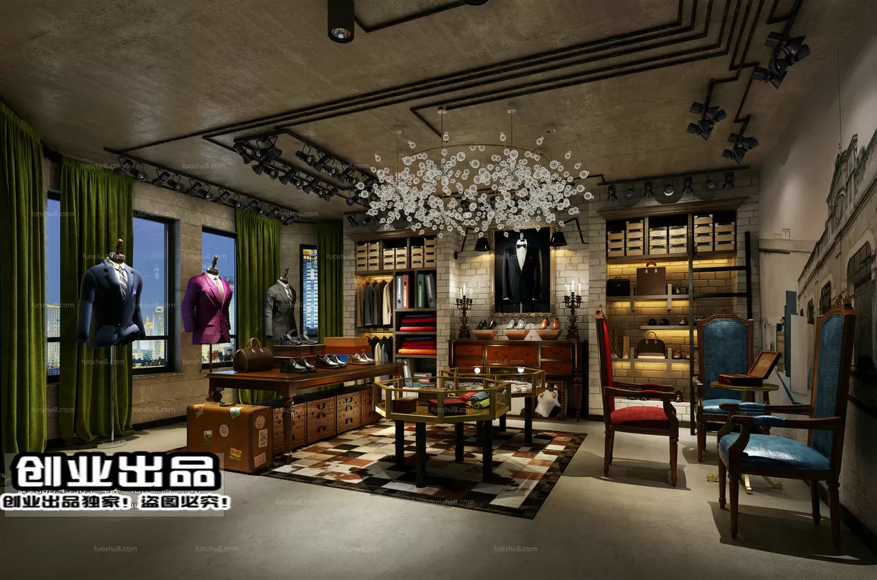 CLOTHING STORE – 3D SCENES – 0490