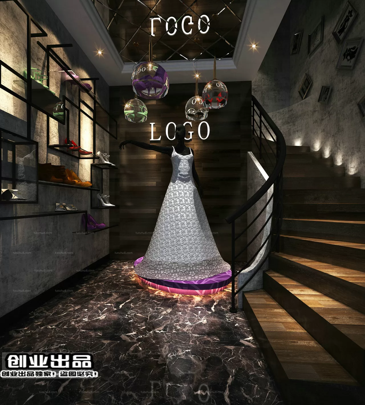CLOTHING STORE – 3D SCENES – 0503