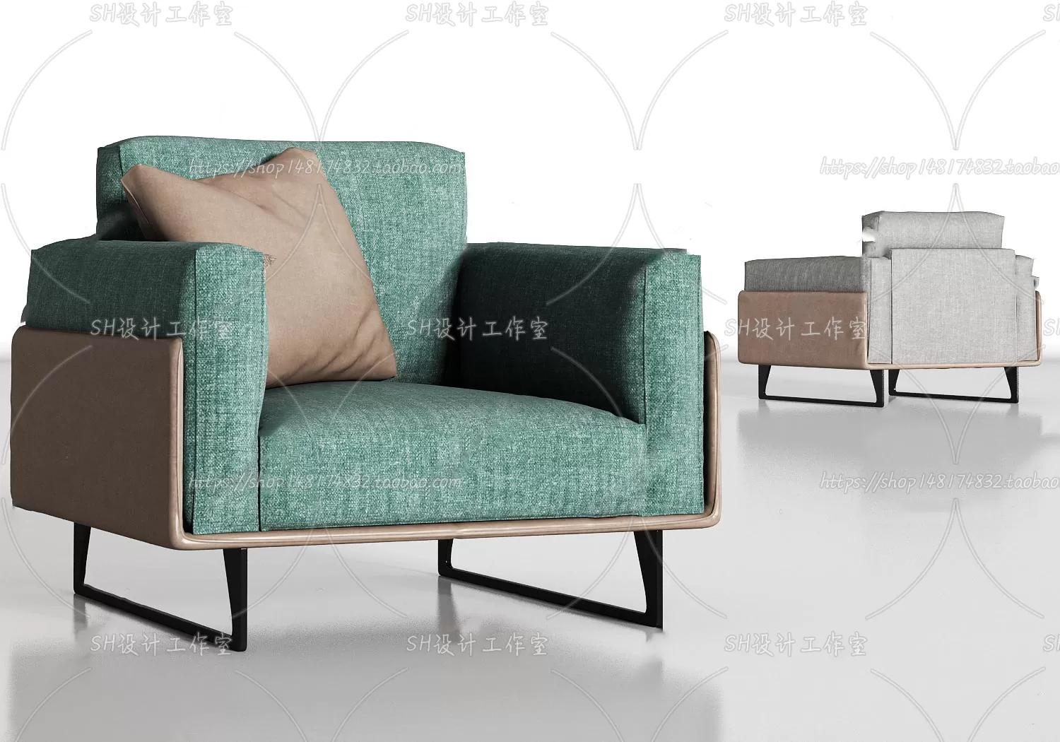 Single Sofa – 3D Models – 0585