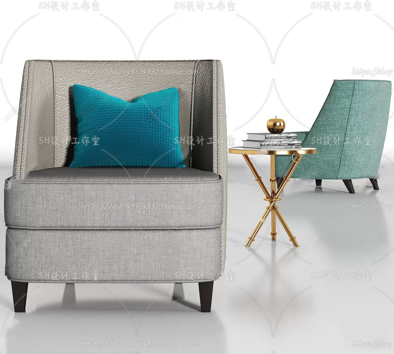Single Sofa – 3D Models – 0586