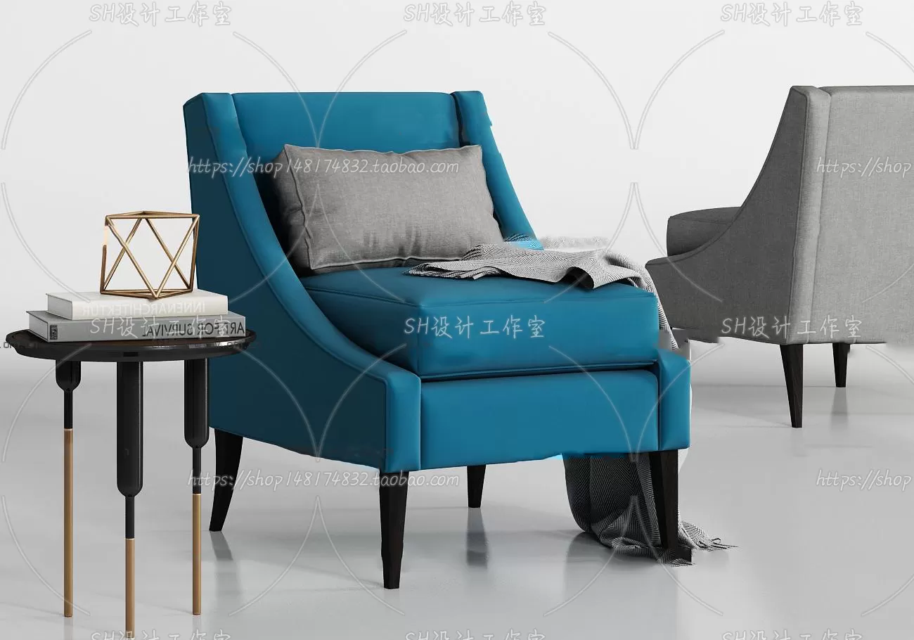 Single Sofa – 3D Models – 0587