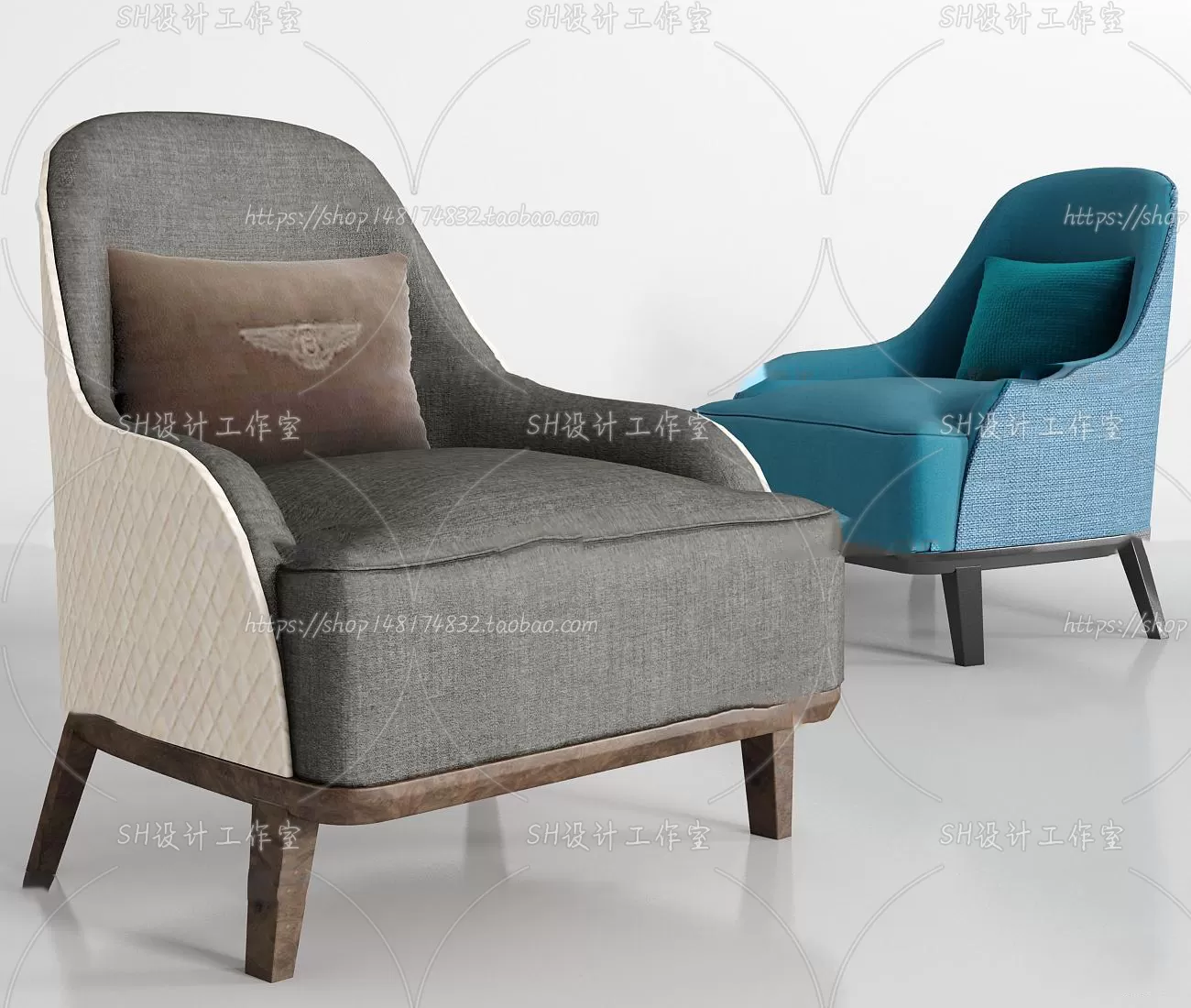Single Sofa – 3D Models – 0596
