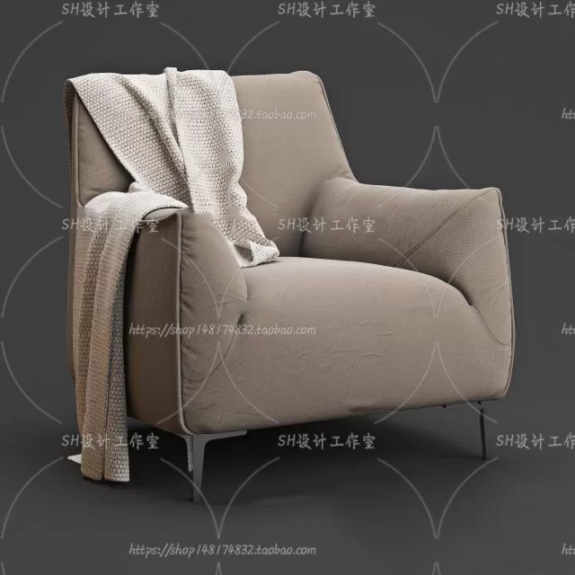 Single Sofa – 3D Models – 0600