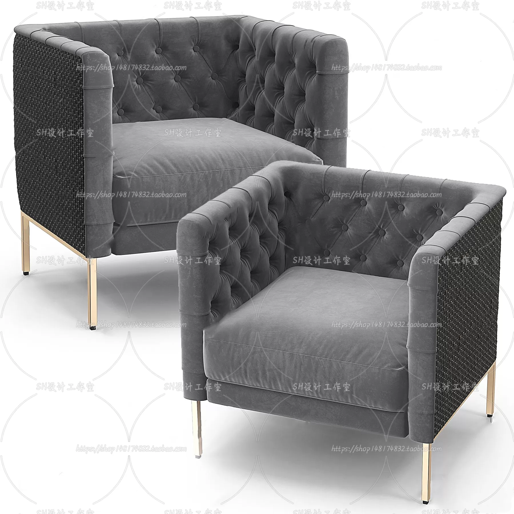 Single Sofa – 3D Models – 0603