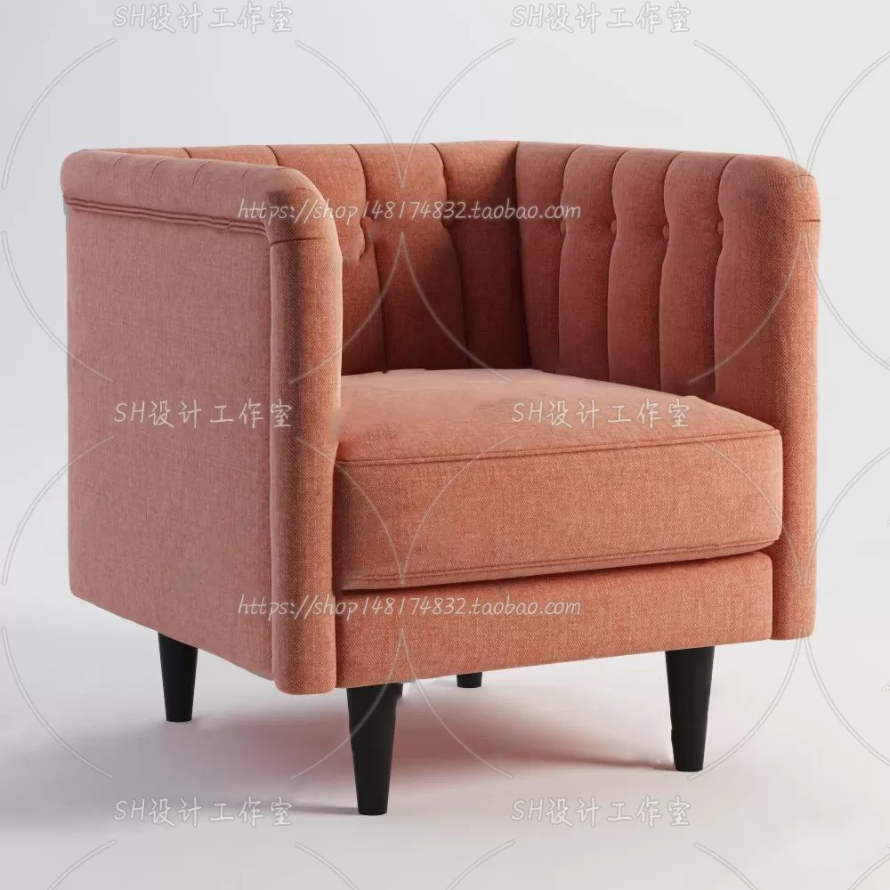 Single Sofa – 3D Models – 0604