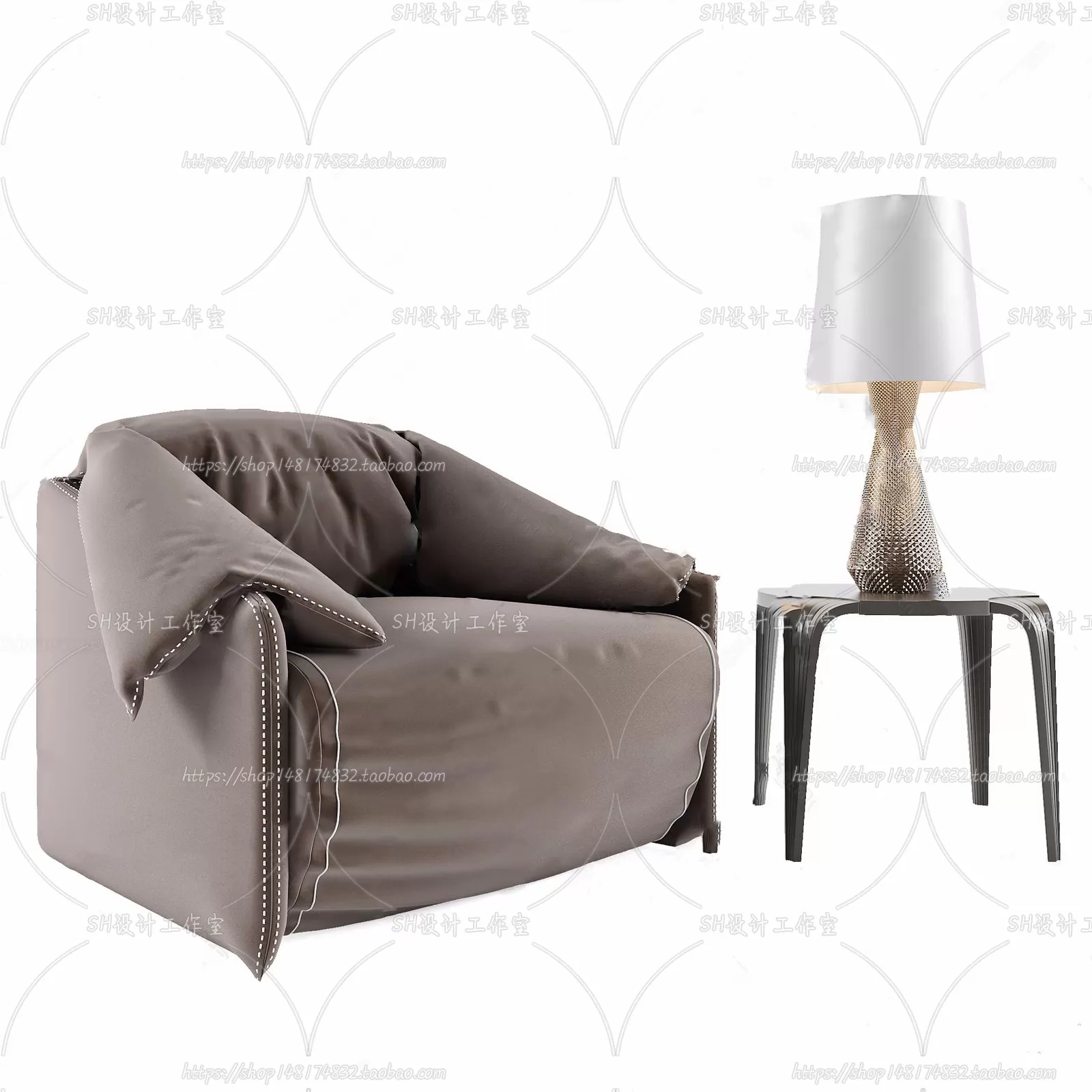 Single Sofa – 3D Models – 0607