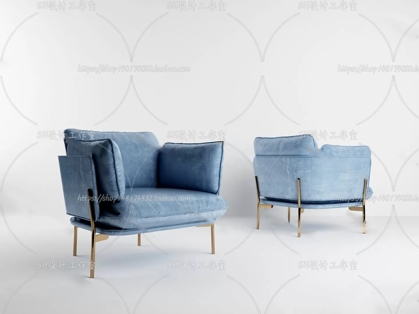Single Sofa – 3D Models – 0608