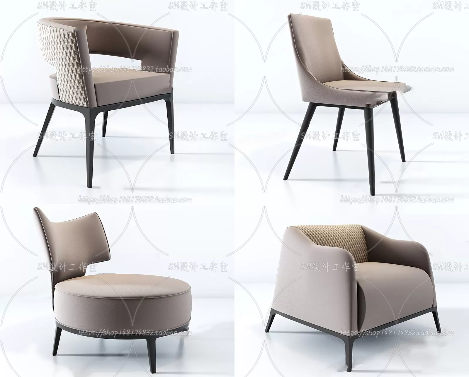 Single Sofa – 3D Models – 0611