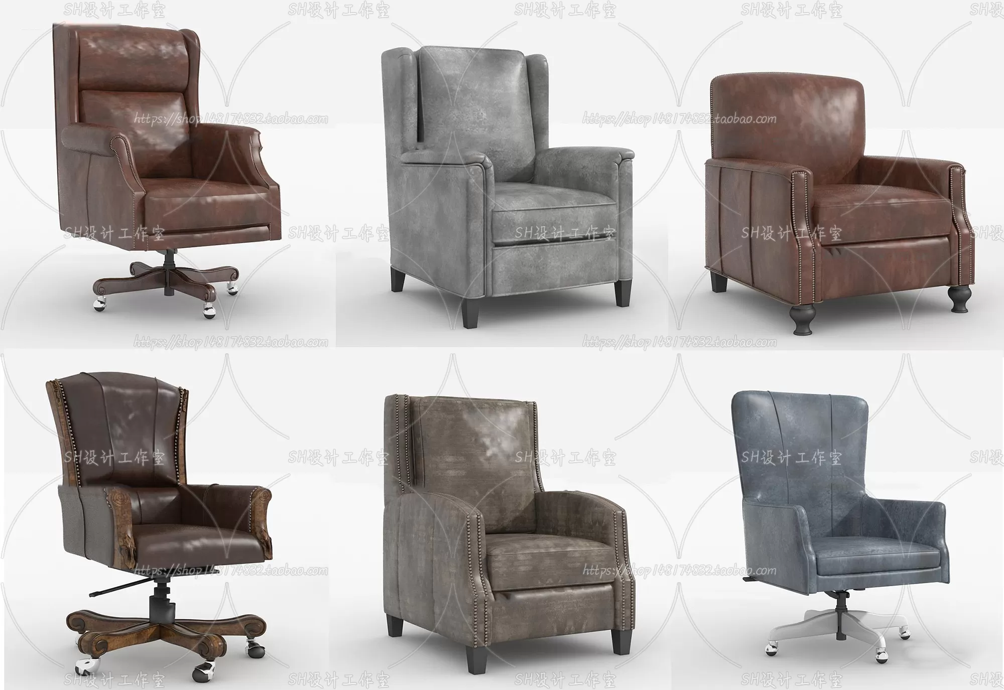 Single Sofa – 3D Models – 0615