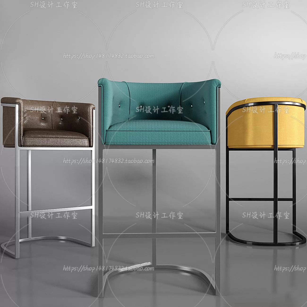 Bar Chair 3D Models – 2156