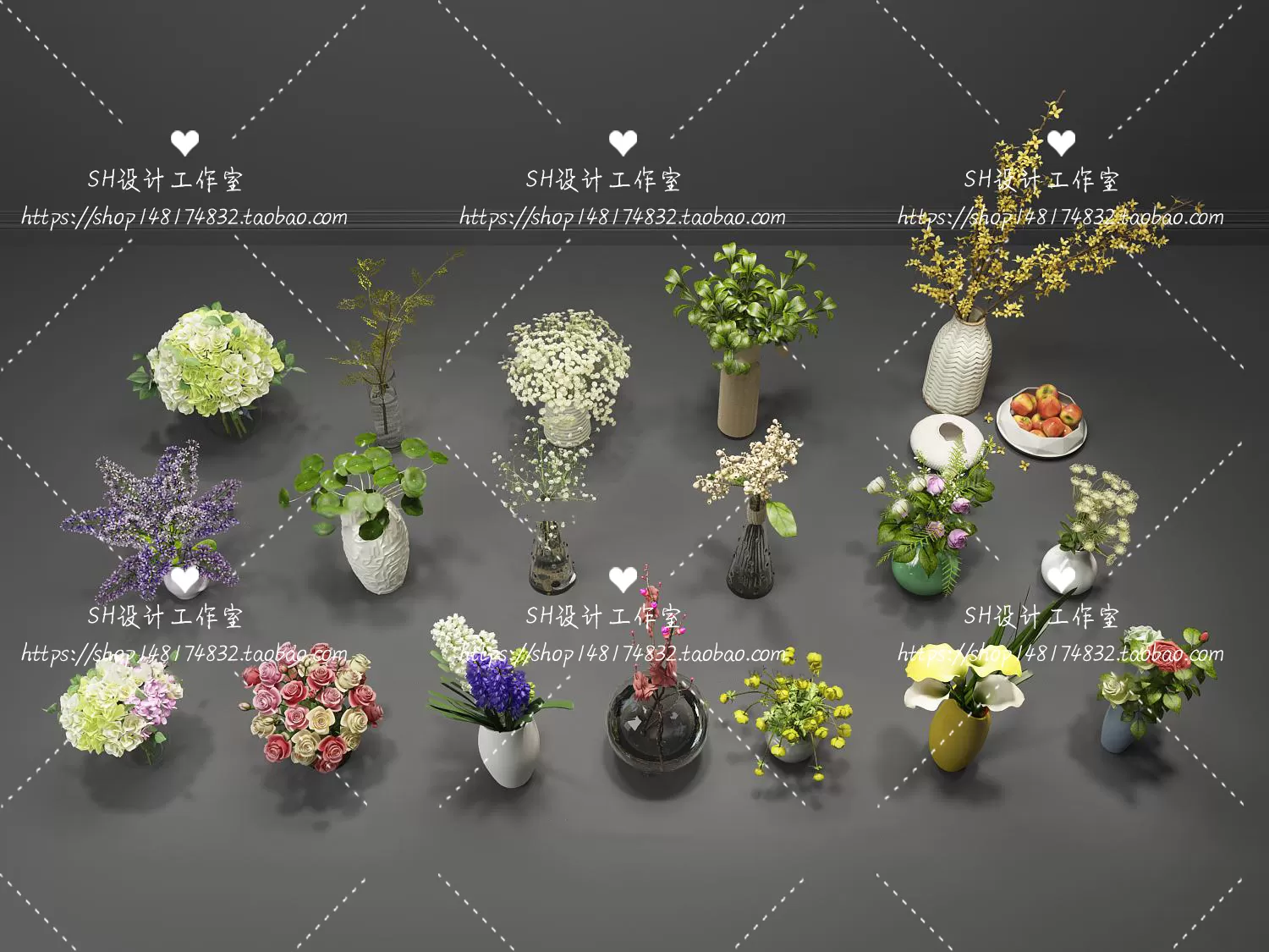 Decor – Vase 3D Models – 0120