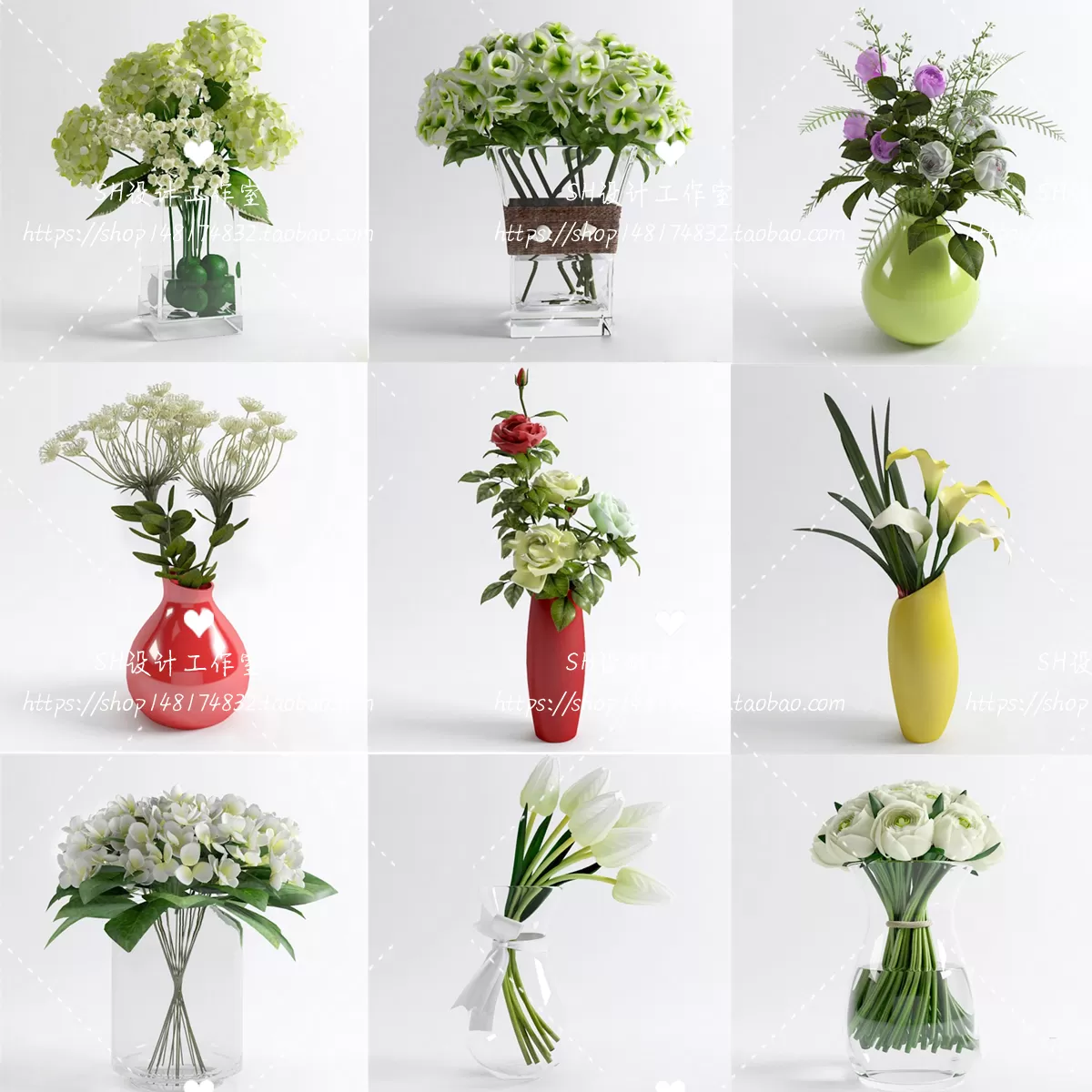 Decor – Vase 3D Models – 0121