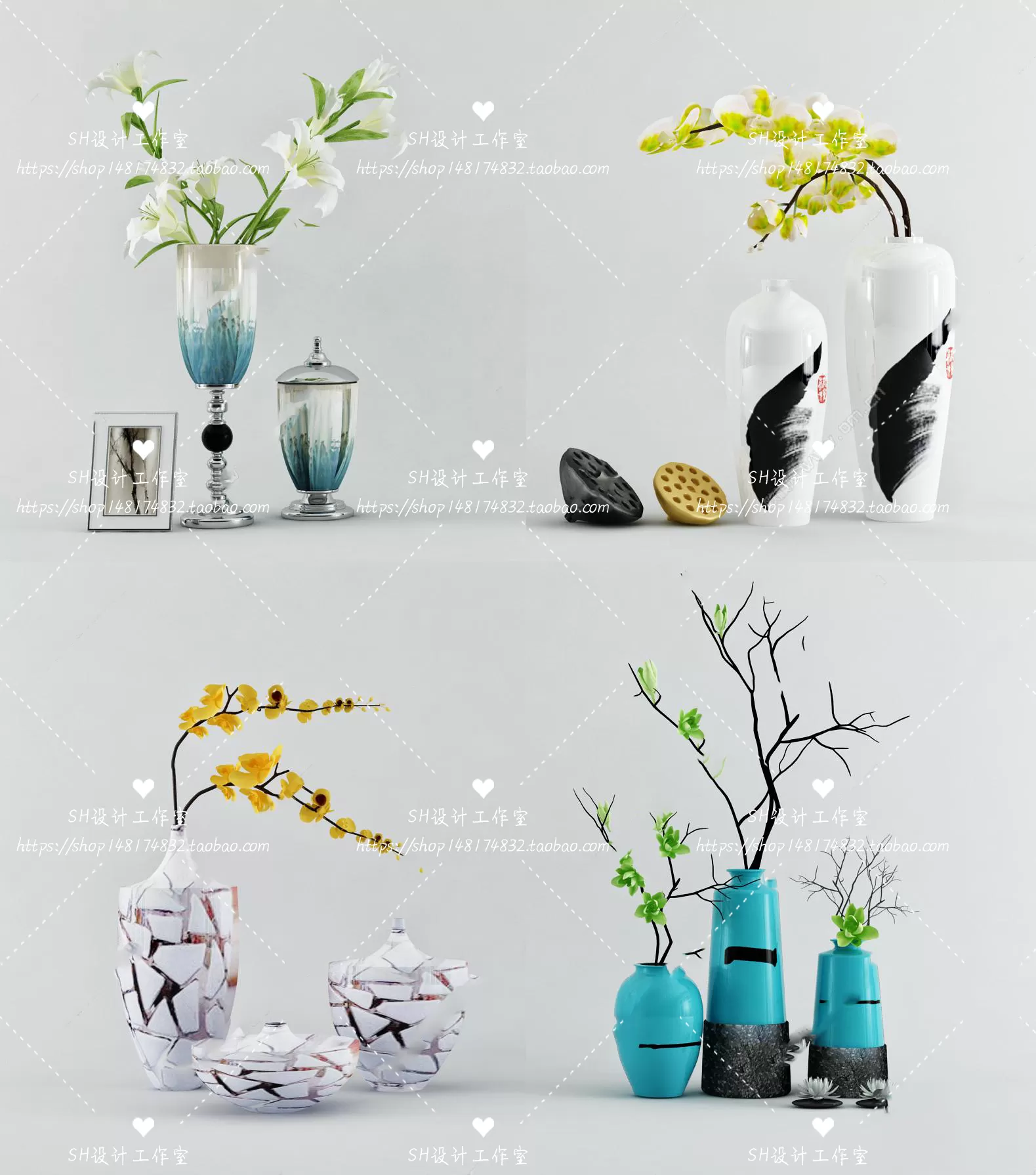 Decor – Vase 3D Models – 0126
