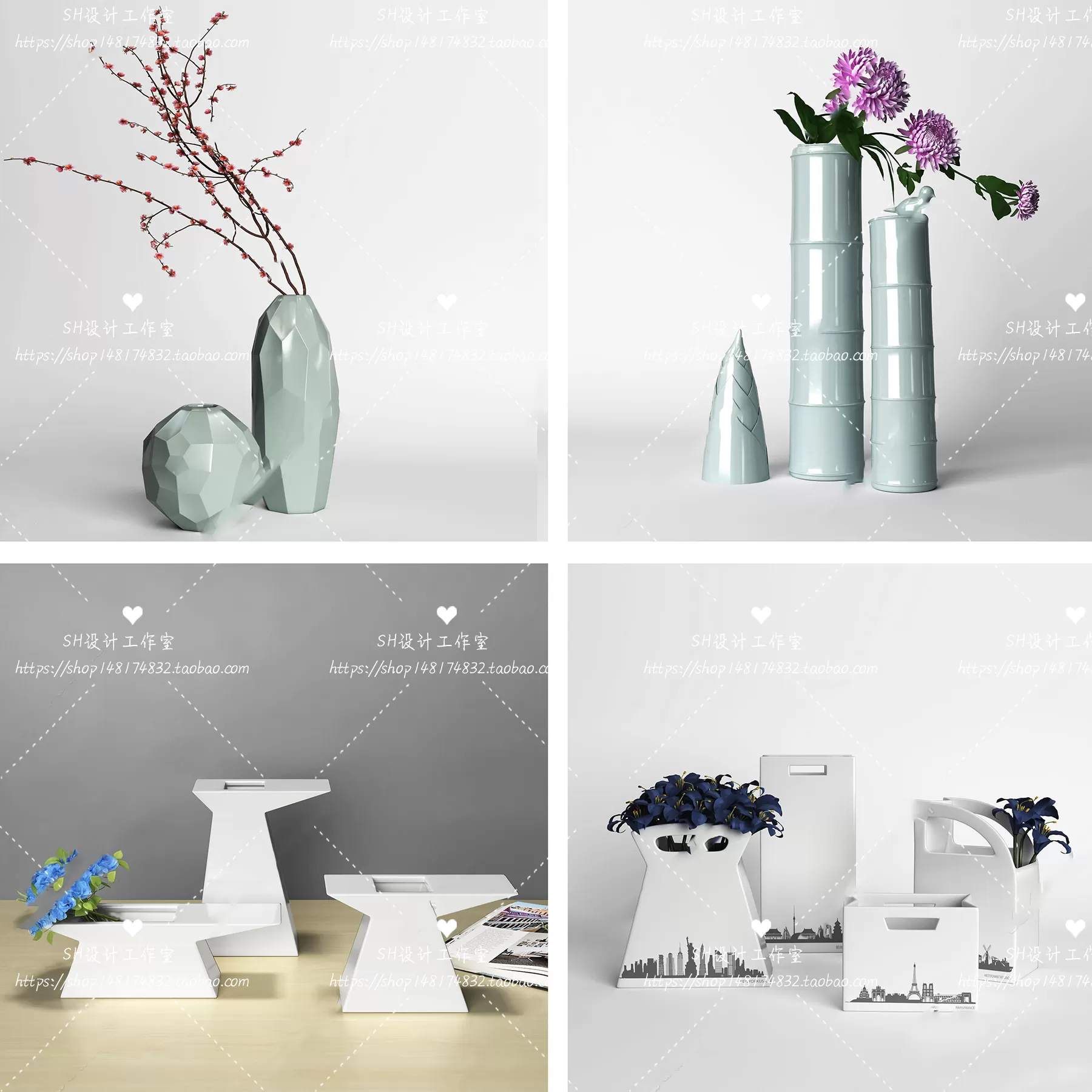 Decor – Vase 3D Models – 0129