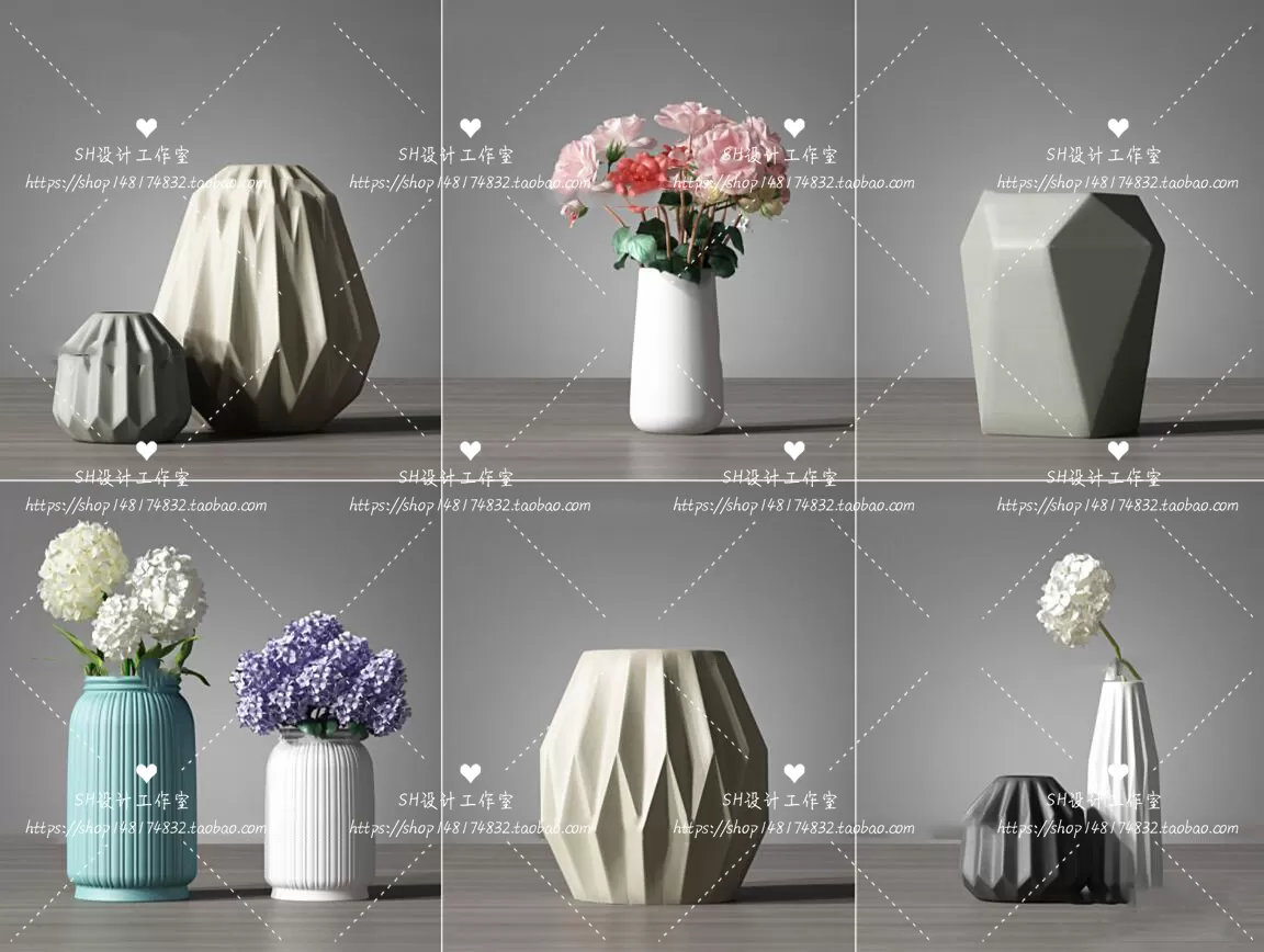 Decor – Vase 3D Models – 0131