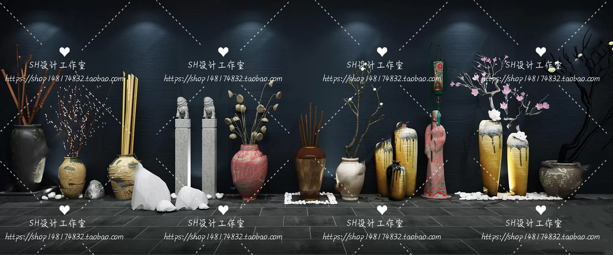 Decor – Vase 3D Models – 0146