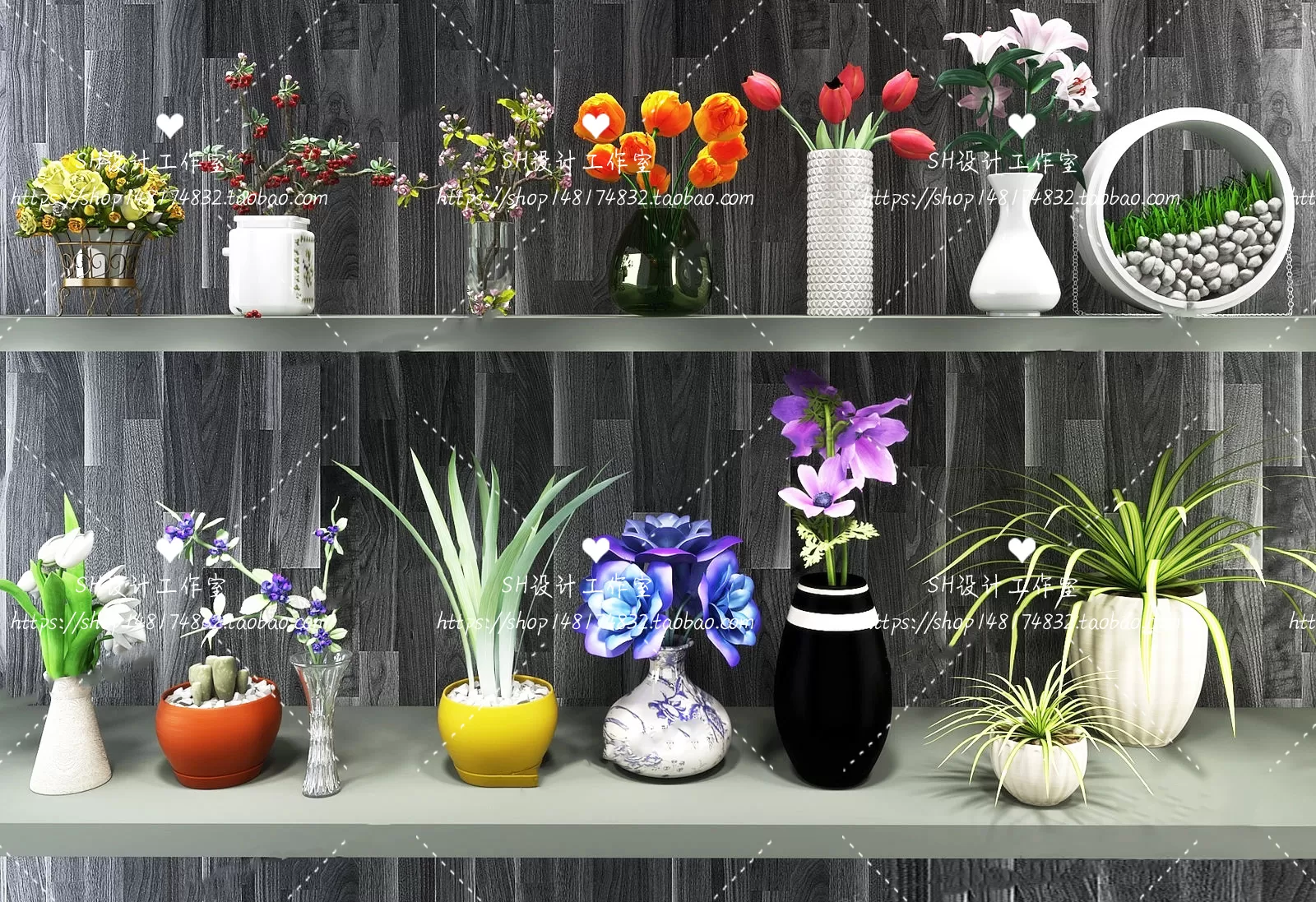 Decor – Vase 3D Models – 0150