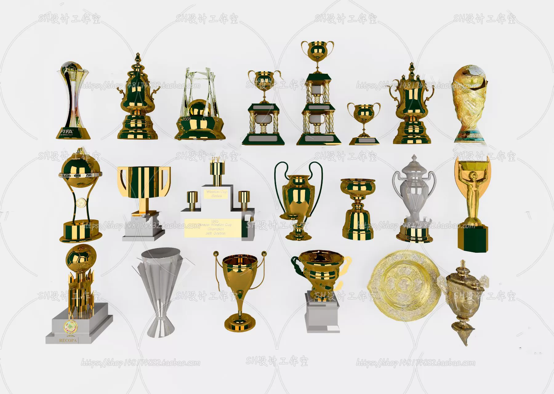 Trophy Decorative – 3D Models – 0017
