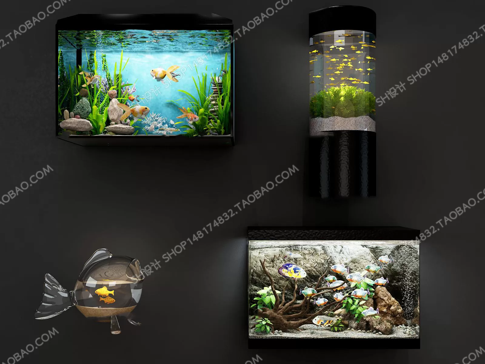 Aquarium Fish – 3Dsmax Models – 0005