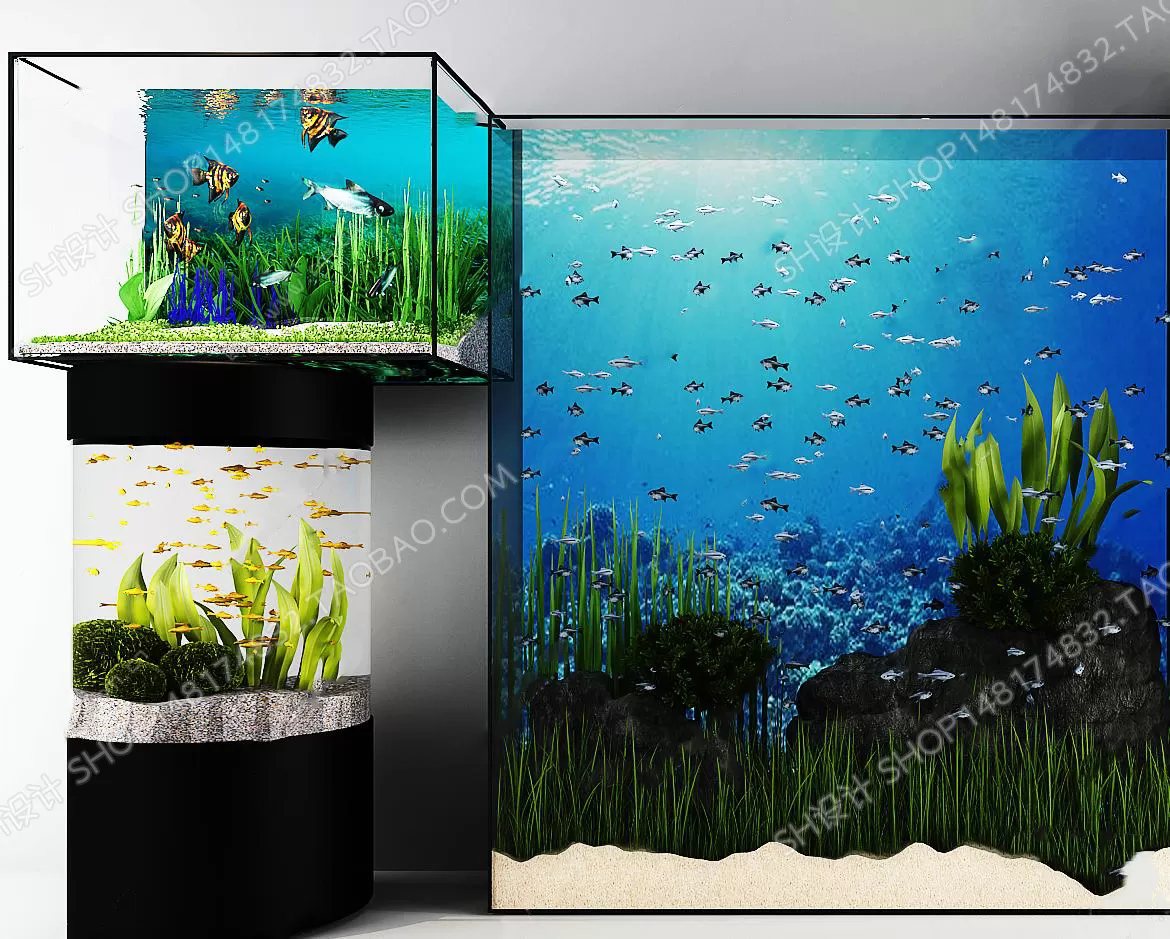 Aquarium Fish – 3Dsmax Models – 0021