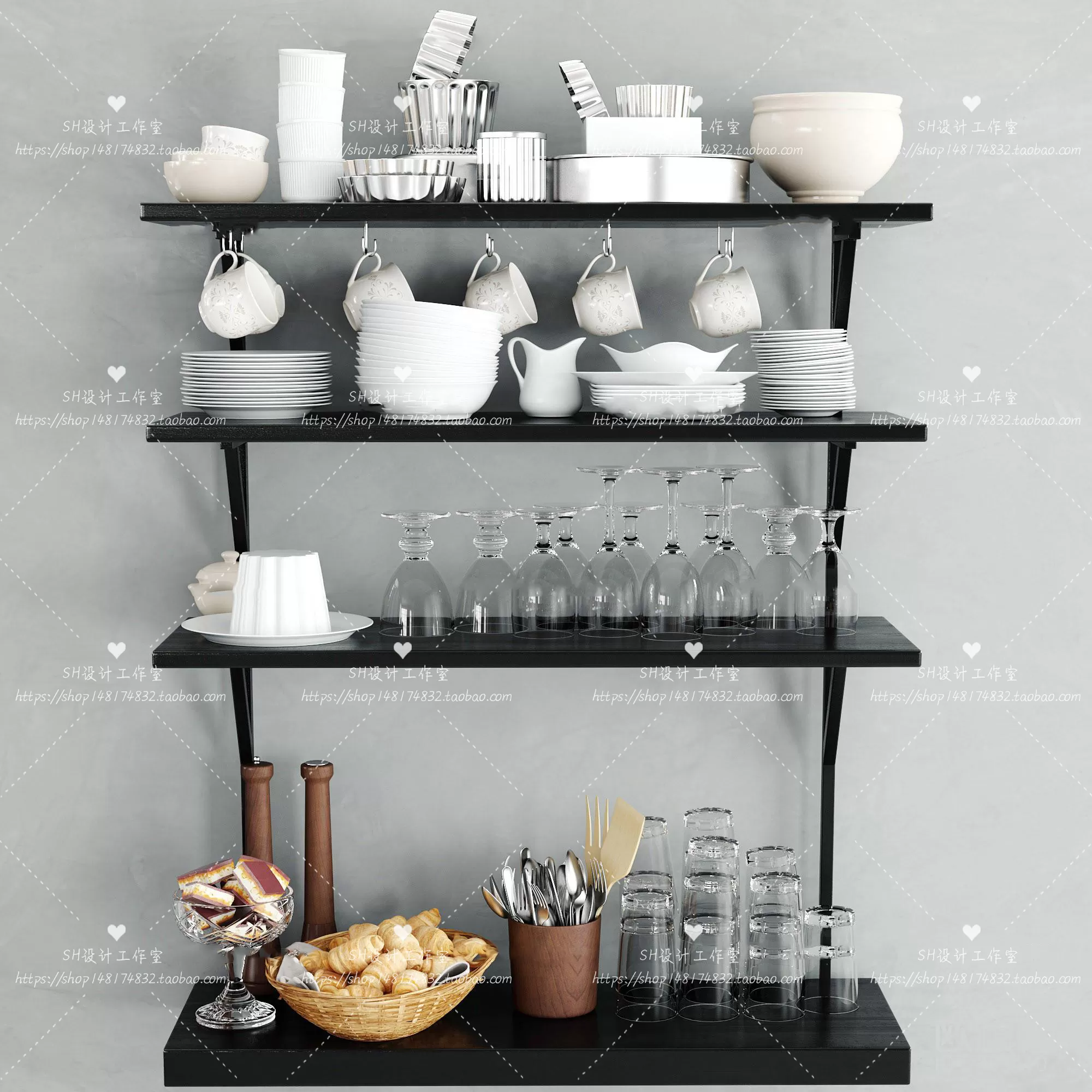 Kitchen Supplies – 3D Models – 0116