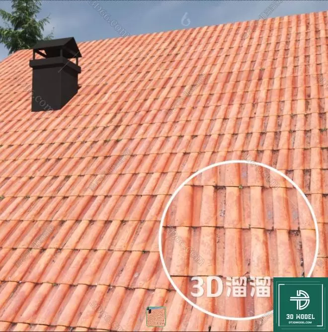 MATERIAL – TEXTURES – ROOF TILES – 0091